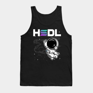 HODL Astronaut Solana SOL Coin To The Moon Crypto Token Cryptocurrency Blockchain Wallet Birthday Gift For Men Women Kids Tank Top